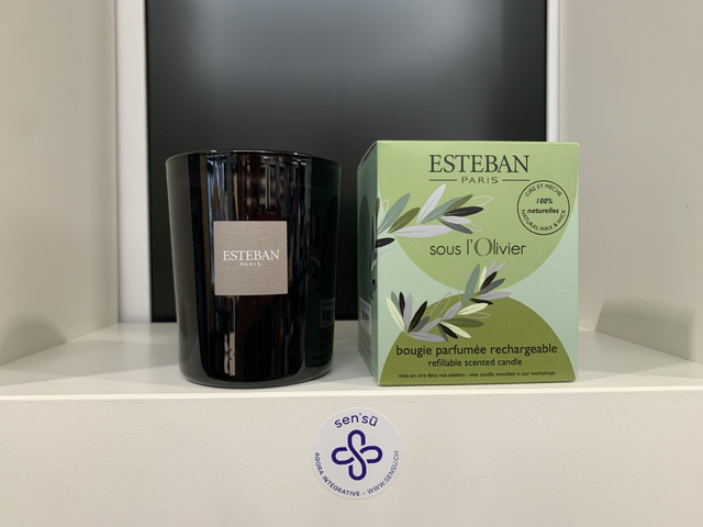 ESTEB BOUGIE PARF. RECHARG. SOUS L'OLIVIER. ED GRI