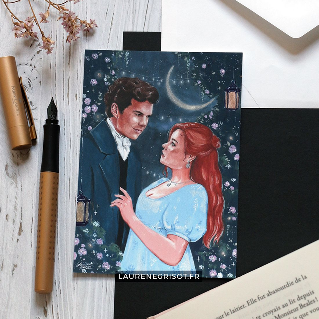 Penelope &amp; Colin Bridgerton (postcard)