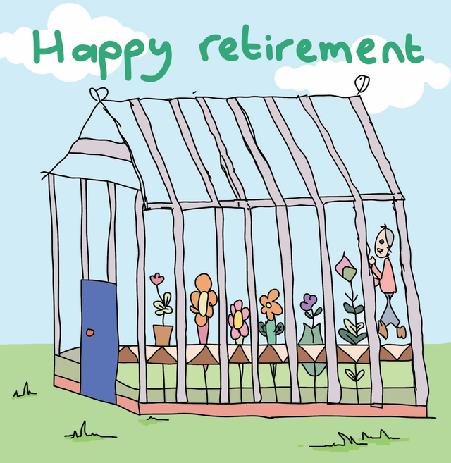 Retirement Card by Dawn