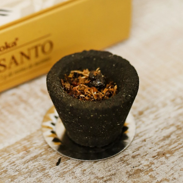 Coupelles charbon encens Palo Santo