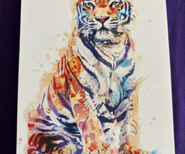 Plain Note Pad Tiger