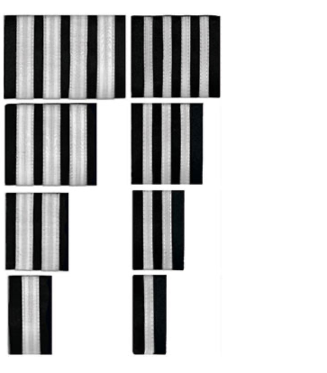 1 Bar Silver Epaulettes