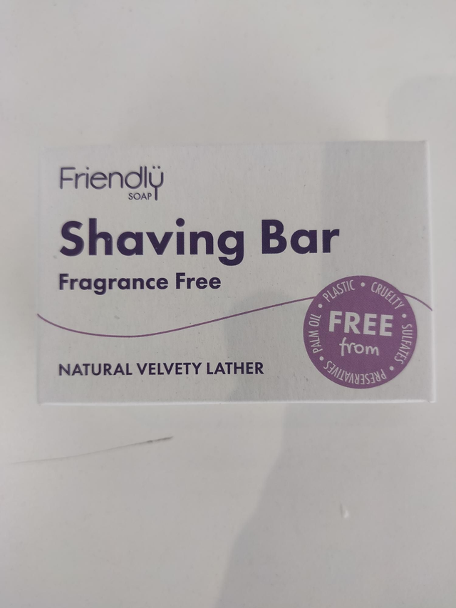 Friendly Soap  Shaving Bar - Fragrance-free 95g  84791