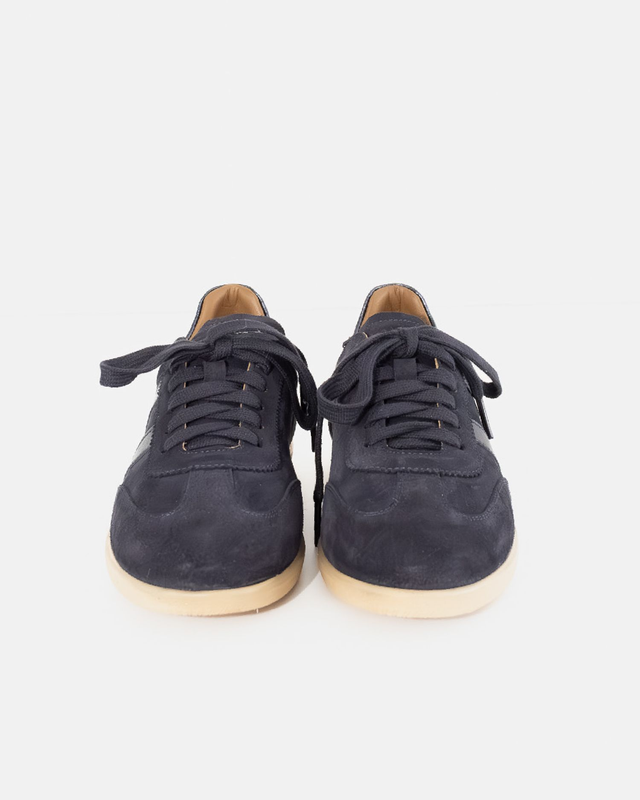 Sneakers in pelle crosta