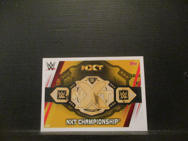 NXT Championship - Championship Slam Attax Universe Original Trading Card #238