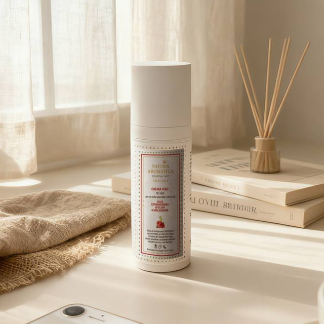 Crema viso Anti-Age all’Olio EVO e Melagrana - 50ml