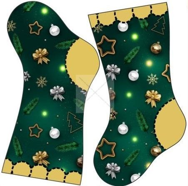 Chaussette de Nöel  2 en Microfibres