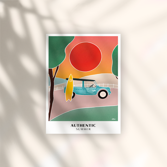 Argia I Authentic Summer Méhary - Affiche papier 250G