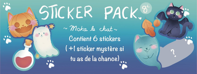 Sticker pack Moka le chat