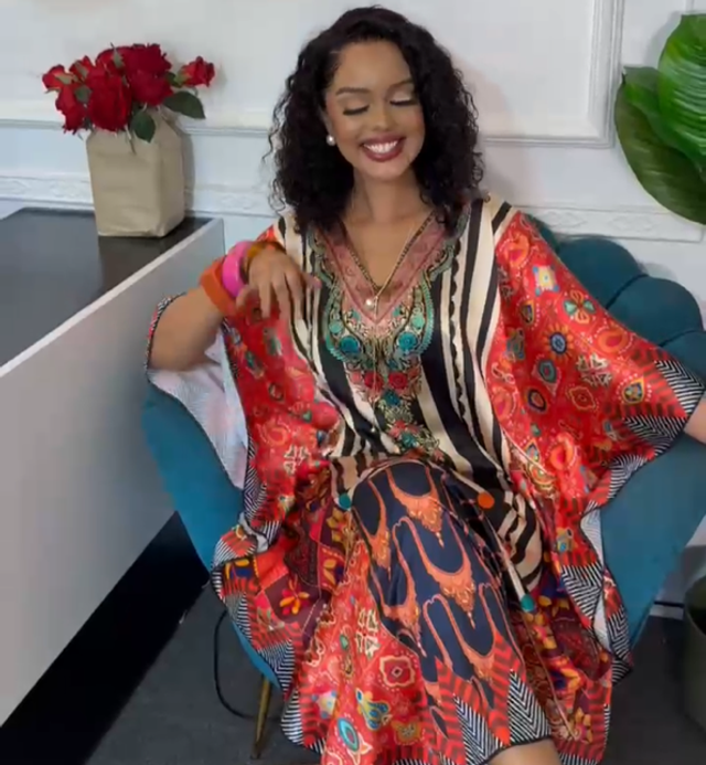 Silk kaftan