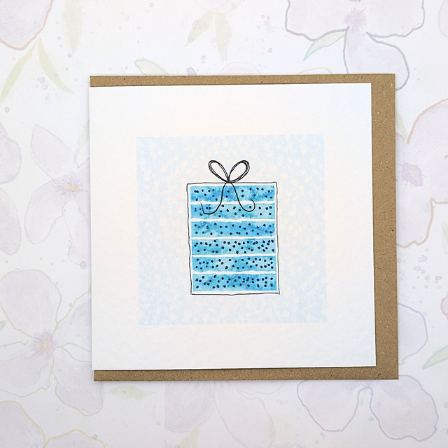 Birthday Card - small square