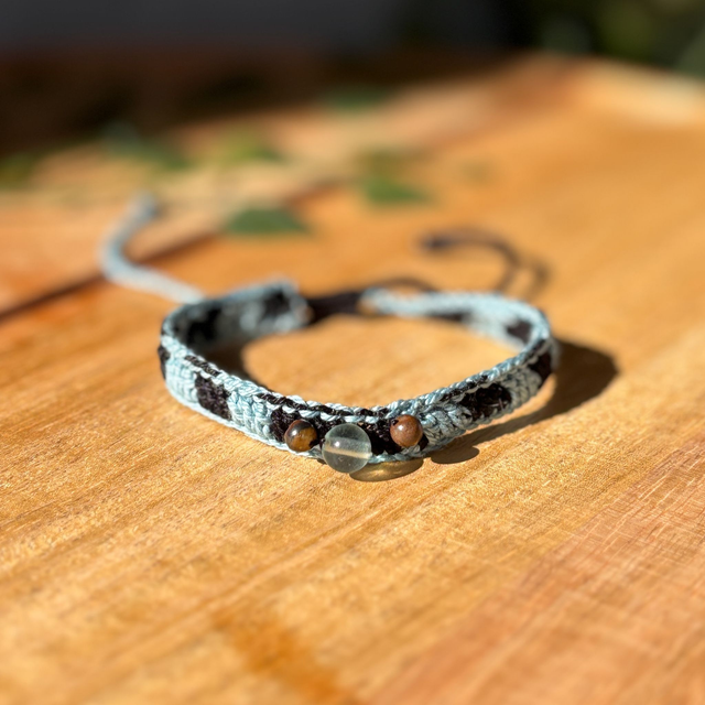 Fluorite &amp; Oeil de tigre 