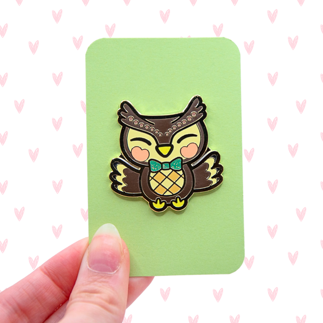 Blathers enamel pin