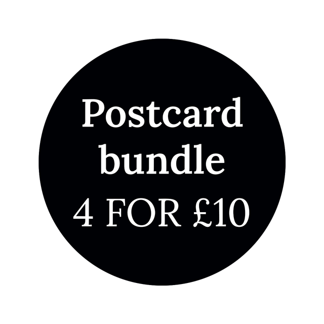 4 Postcard bundle