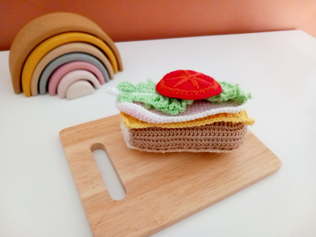 Tartine jambon fromage