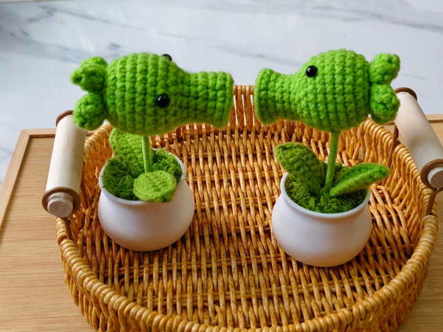 Crochet Peashooter