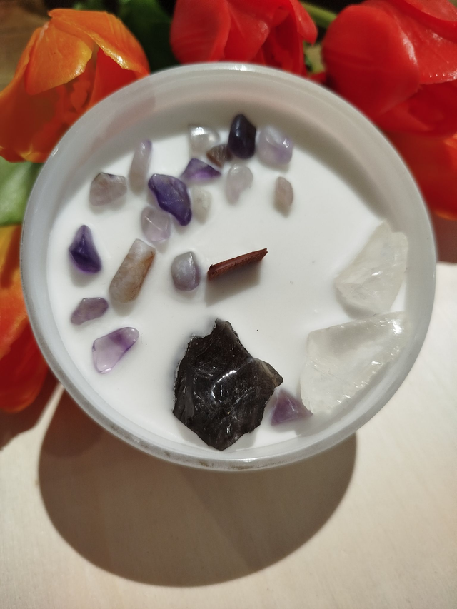 👑 Bougie Chakra Couronne – Ocean Breeze