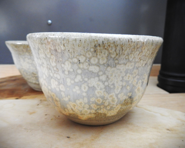 Bol grès mêlés lippizan et blanc