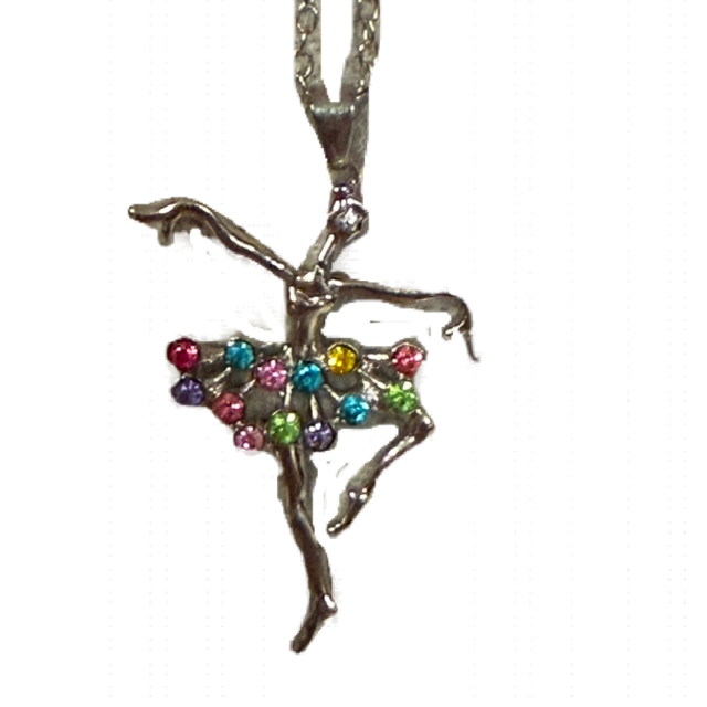 Rainbow Ballerina Necklace