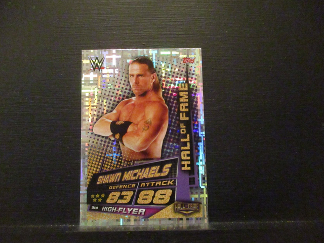 Shawn Michaels - Hall Of Fame Slam Attax Universe Original Trading Card #314