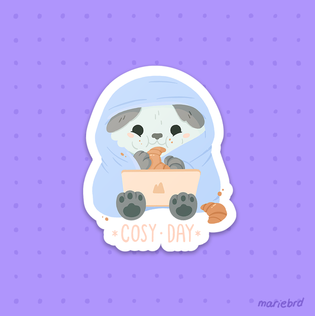 Cosy day | Sticker