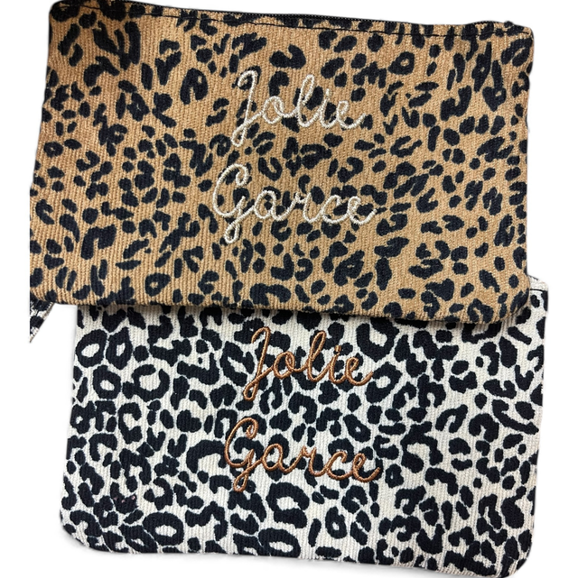 Pochette léopard Jolie garce MILE MILA 