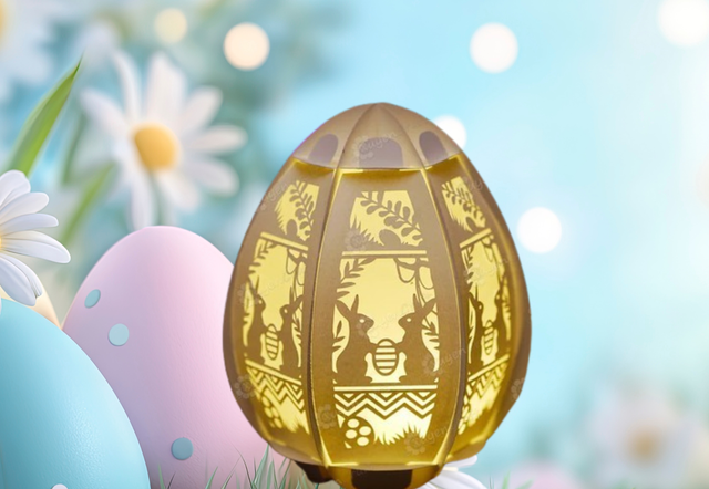 Lanterne Oeuf Pâques 