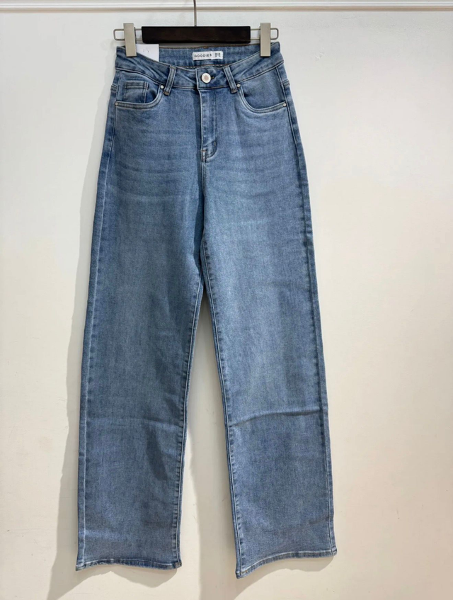 Goodies wide leg tall jeans - licht blauw