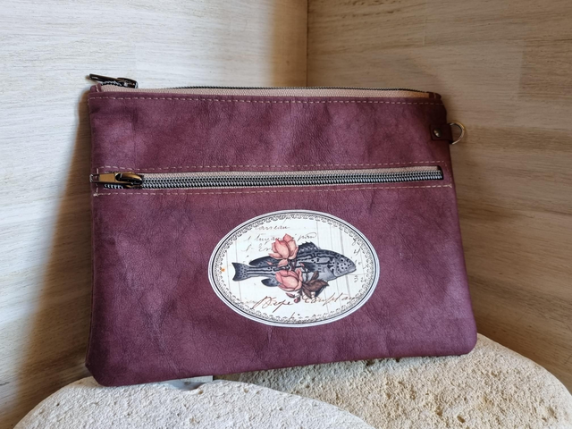 Grande trousse prune