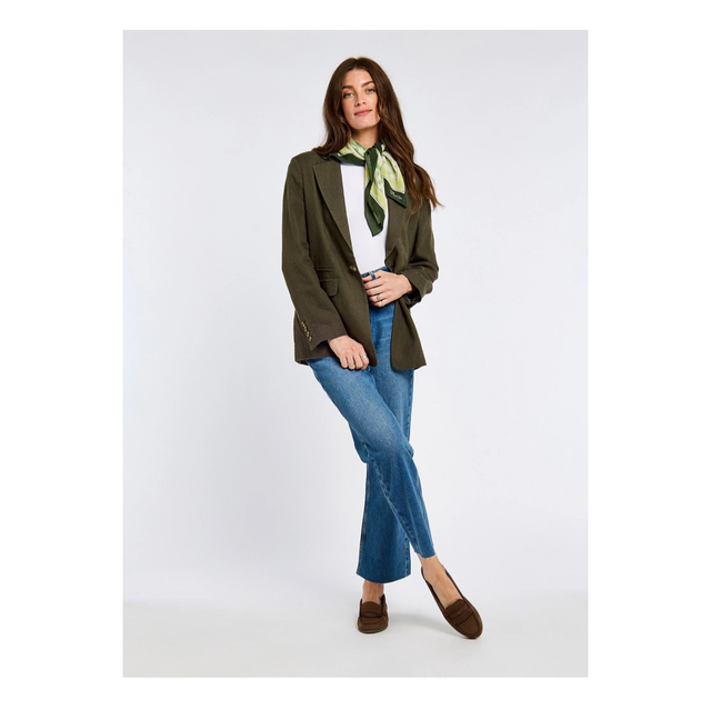 Dubarry Avonlea Dames Linnen Jas - Khaki