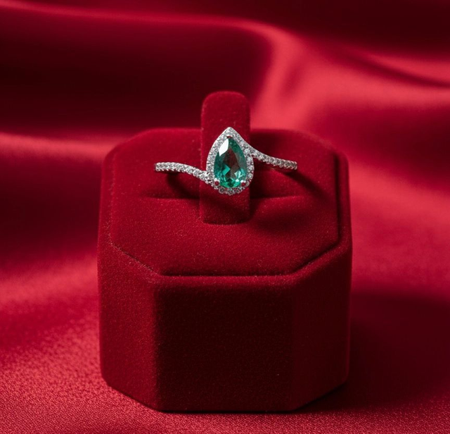 Anel Gota Turmalina- Tamanho 20