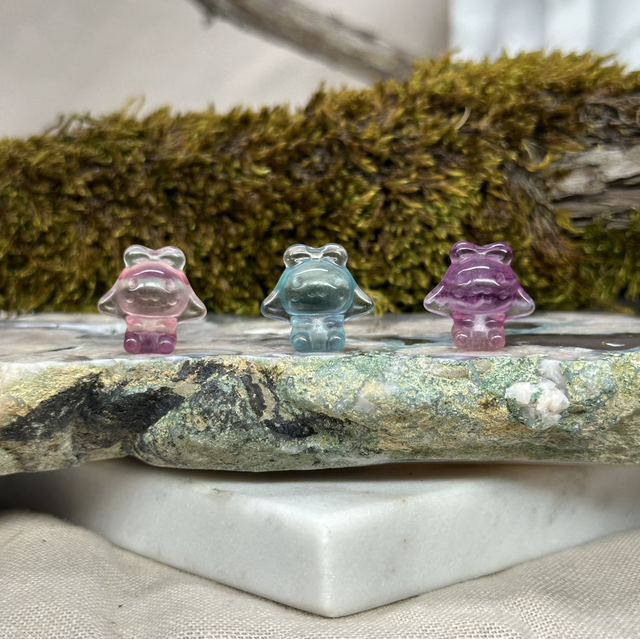 Cinnamoroll Mini Fluorite Carving 