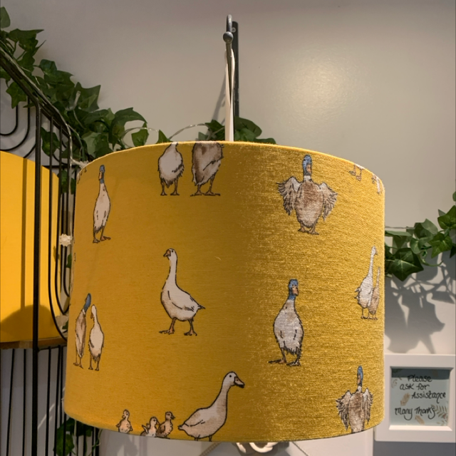 Yellow Geese Lampshade 