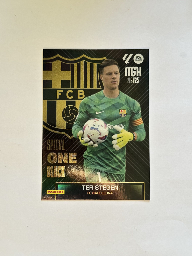 Ter Stegen FC BARCELONA Special One Black MGK 24/25 Panini