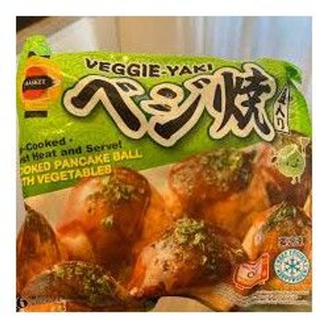 J-Basket Veggie Yaki 480g Frozen Pre-Cooked Pancake Balls 480g