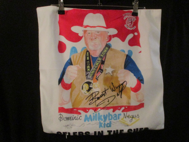 Dominic 'Milky Bar Kid' Negus Bare Knuckle Boxer Picture Polyester Cushion Cover Only (45x45cm / 17.7x17.7in)