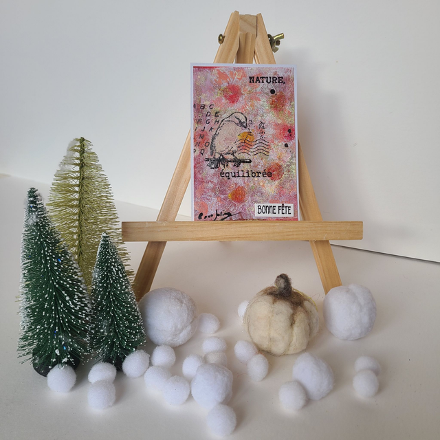 Carte Bonne Fête -  Nature, équilibrée