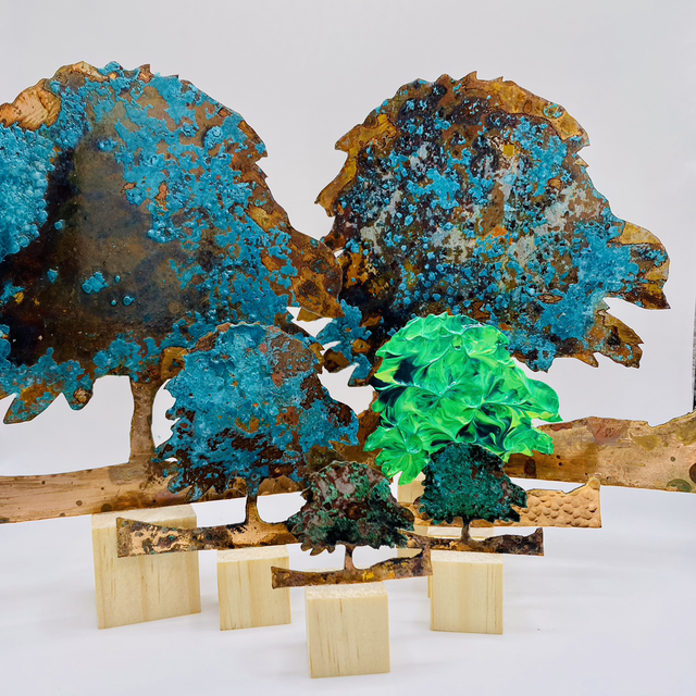 Sycamore Gap Tree: Copper &amp; Patina 