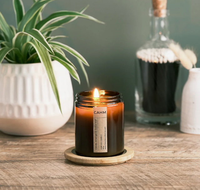 CAHM - Oakmoss &amp; Amber | Amber Jar Candle | Luxury Candle