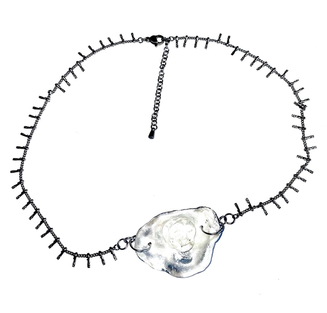 'cristal rose' necklace