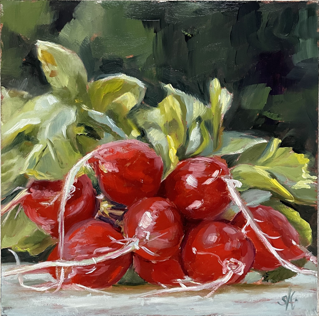 Fotomagnet - Frische Radieschen