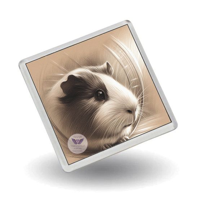 Artistic guinea pig image Fridge Magnet (FM_11)