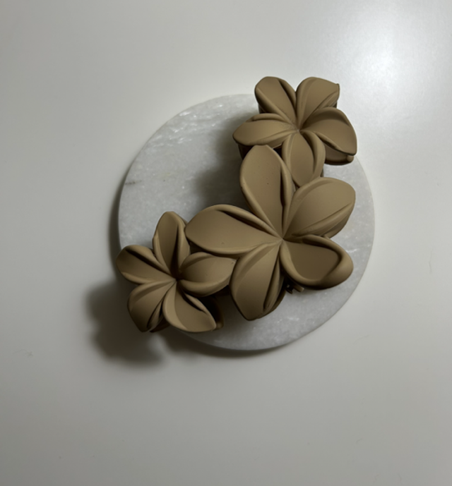 Gioielli Floreali Haarklammer Beige 