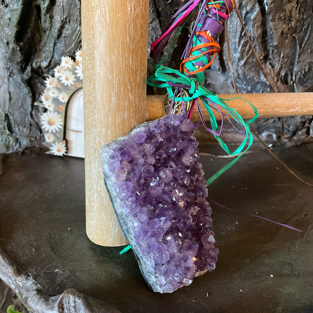 Druse d’améthyste