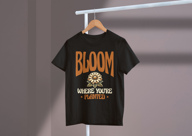 Bloom Where You’re Planted Gardening Nature Love. Blühen Sie dort, wo Sie gepflanzt sind. Gartenarbeit, Naturliebe