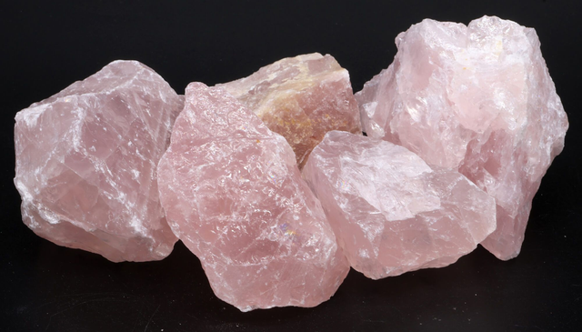 Quartz rose brute 