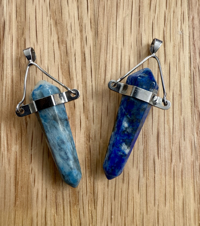 Sodalite Crystal Pendant