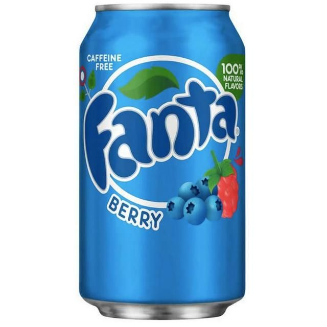 Fanta Berry Soda Can