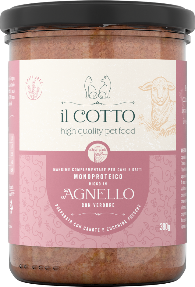 Agnello con verdure 380g