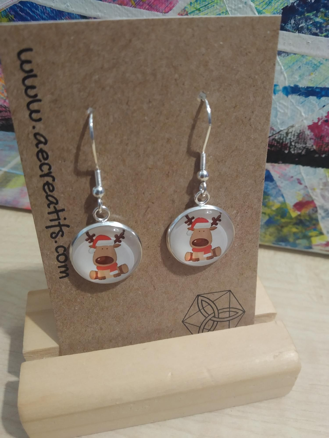 Boucles d&#039;oreilles cabochons Rennes 